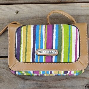 Rosetti Vibrant Striped Crossbody Bag